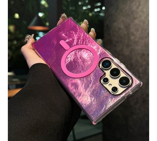 Чохол TPU Shiny Mountain (MagFit) для Samsung Galaxy S24 Ultra Pink Чохол TPU Shiny Mountain (MagFit) для Samsung Galaxy S24 Ultra Pink