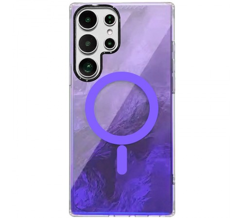 Чохол TPU Shiny Mountain (MagFit) для Samsung Galaxy S24 Ultra Purple Чохол TPU Shiny Mountain (MagFit) для Samsung Galaxy S24 Ultra Purple