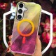 Чохол TPU Shiny Mountain (MagFit) для Samsung Galaxy S24+ Yellow / Pink