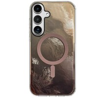 Чохол TPU Shiny Mountain (MagFit) для Samsung Galaxy S25 Chocolate