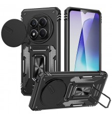 Ударостійкий чохол Camshield Army Ring для Xiaomi Redmi Note 14 Pro 4G/5G / Poco X7 Чорний / Black