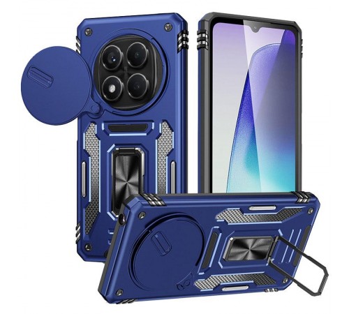 Ударостійкий чохол Camshield Army Ring для Xiaomi Redmi Note 14 Pro 4G/5G / Poco X7 Синій / Navy Ударостійкий чохол Camshield Army Ring для Xiaomi Redmi Note 14 Pro 4G/5G / Poco X7 Синій / Navy