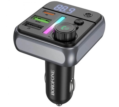 АЗП FM модулятор Borofone BC50 Ascenso PD20W+QC3.0 18W (2USB-A/1C) АЗП FM модулятор Borofone BC50 Ascenso PD20W+QC3.0 18W (2USB-A/1C)