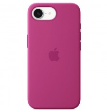 Чохол Silicone case (AAA) with Magsafe для Apple iPhone 16e (6.1") Fuchsia
