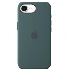 Чохол Silicone case (AAA) with Magsafe для Apple iPhone 16e (6.1") Lake Green