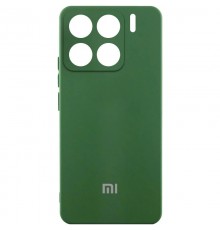 Чохол Silicone Cover Lakshmi Full Camera (AA) with logo для Xiaomi 15 Pro Зелений / Dark green