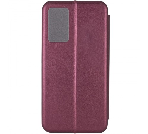 Шкіряний чохол-книжка Classy для Motorola Moto G55 5G Бордовий