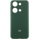 Чохол Silicone Cover Lakshmi Full Camera (AA) with logo для Xiaomi Poco X6 Pro Зелений / Dark green
