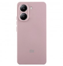 Чохол Silicone Cover Lakshmi Full Camera (AA) with logo для Xiaomi Poco X7 Pro Рожевий / Pink Sand
