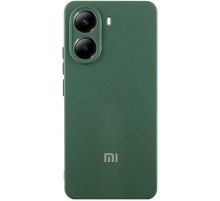 Чохол Silicone Cover Lakshmi Full Camera (AA) with logo для Xiaomi Poco X7 Pro Зелений / Dark green