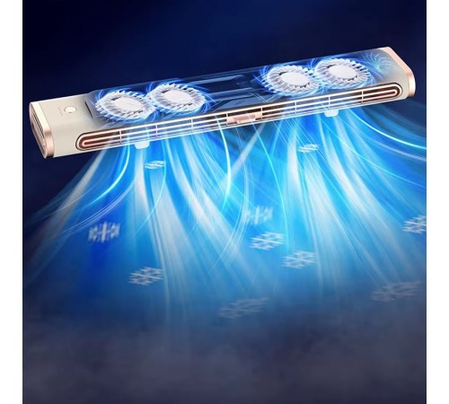 Настільний вентилятор F3 Tower Fan 3 speeds with battery 1200 mAh Biege Настільний вентилятор F3 Tower Fan 3 speeds with battery 1200 mAh Biege