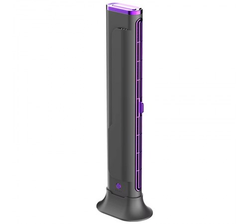 Настільний вентилятор F3 Tower Fan 3 speeds with battery 1200 mAh Purple Настільний вентилятор F3 Tower Fan 3 speeds with battery 1200 mAh Purple