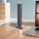 Настільний вентилятор F3 Tower Fan 3 speeds with battery 1200 mAh Purple