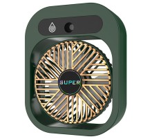 Настільний вентилятор Q8 з водяним охолодженням 1200 mAh Green