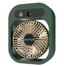 Настільний вентилятор Q8 з водяним охолодженням 1200 mAh Green