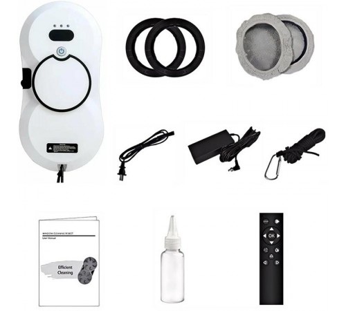 Робот для мийки вікна DJET W17S з одностороннім автоматичним розпилювачем води White