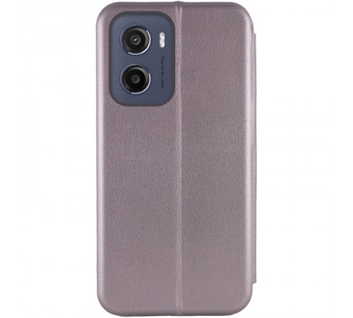 Шкіряний чохол-книжка Classy для Motorola Moto G05 / E15 Сірий Шкіряний чохол-книжка Classy для Motorola Moto G05 / E15 Сірий