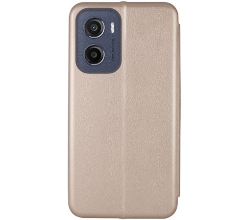 Шкіряний чохол-книжка Classy для Motorola Moto G05 / E15 Золотий Шкіряний чохол-книжка Classy для Motorola Moto G05 / E15 Золотий