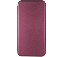 Шкіряний чохол-книжка Classy для Motorola Moto G15 4G Бордовий