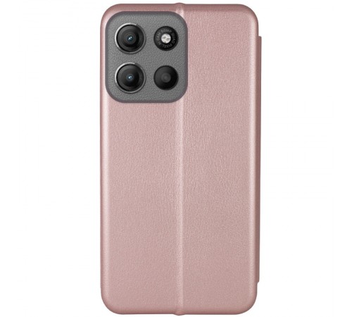 Шкіряний чохол-книжка Classy для Motorola Moto G15 4G Rose Gold Шкіряний чохол-книжка Classy для Motorola Moto G15 4G Rose Gold