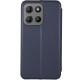 Шкіряний чохол-книжка Classy для Motorola Moto G15 4G Темно-синій