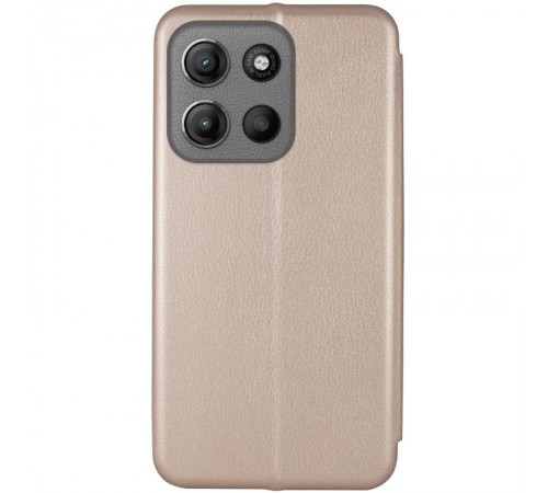 Шкіряний чохол-книжка Classy для Motorola Moto G15 4G Золотий Шкіряний чохол-книжка Classy для Motorola Moto G15 4G Золотий