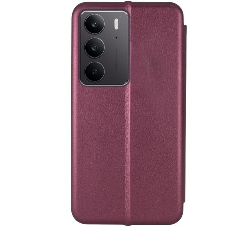 Шкіряний чохол-книжка Classy для Realme C75 / C75x Бордовий Шкіряний чохол-книжка Classy для Realme C75 / C75x Бордовий