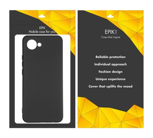 Чохол TPU Epik Black Full Camera для Realme C30 Чорний Чохол TPU Epik Black Full Camera для Realme C30 Чорний