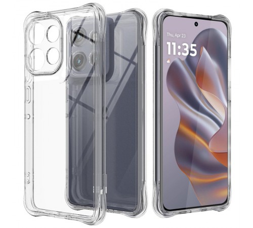 TPU чохол GETMAN Ease logo посилені кути Full Camera для Motorola Moto G75 5G Безбарвний (прозорий) TPU чохол GETMAN Ease logo посилені кути Full Camera для Motorola Moto G75 5G Безбарвний (прозорий)
