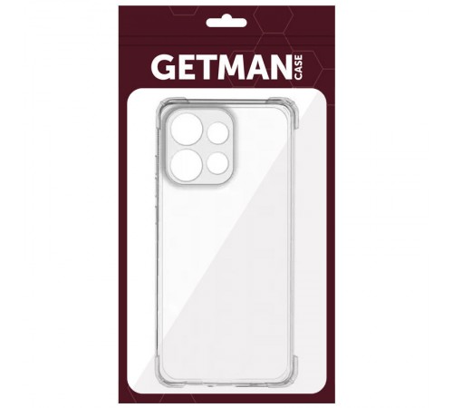 TPU чохол GETMAN Ease logo посилені кути Full Camera для Motorola Moto G75 5G Безбарвний (прозорий) TPU чохол GETMAN Ease logo посилені кути Full Camera для Motorola Moto G75 5G Безбарвний (прозорий)