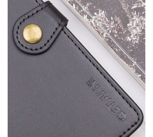 Шкіряний чохол-книжка GETMAN Gallant (PU) для Motorola Moto G05 / E15 Чорний Шкіряний чохол-книжка GETMAN Gallant (PU) для Motorola Moto G05 / E15 Чорний