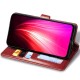 Шкіряний чохол-книжка GETMAN Gallant (PU) для Motorola Moto G05 / E15 Червоний