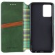 Шкіряний чохол-книжка GETMAN Cubic (PU) для Motorola Moto G05 / E15 Зелений