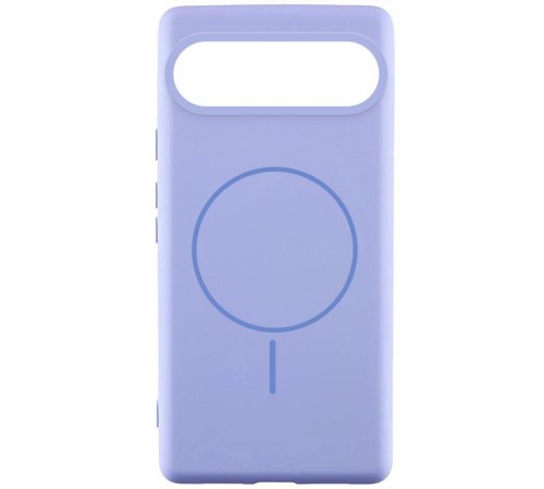 Чохол Silicone Cover Lakshmi (AA) with MagFit для Google Pixel 9 / 9 Pro Бузковий / Dasheen