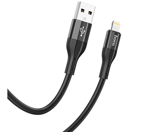 Дата кабель Hoco X72 Creator silicone USB to Lightning (1m) Black Дата кабель Hoco X72 Creator silicone USB to Lightning (1m) Black