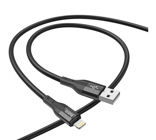 Дата кабель Hoco X72 Creator silicone USB to Lightning (1m) Black Дата кабель Hoco X72 Creator silicone USB to Lightning (1m) Black