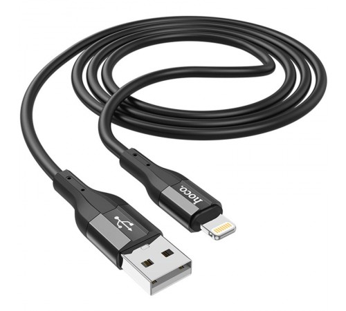 Дата кабель Hoco X72 Creator silicone USB to Lightning (1m) Black Дата кабель Hoco X72 Creator silicone USB to Lightning (1m) Black