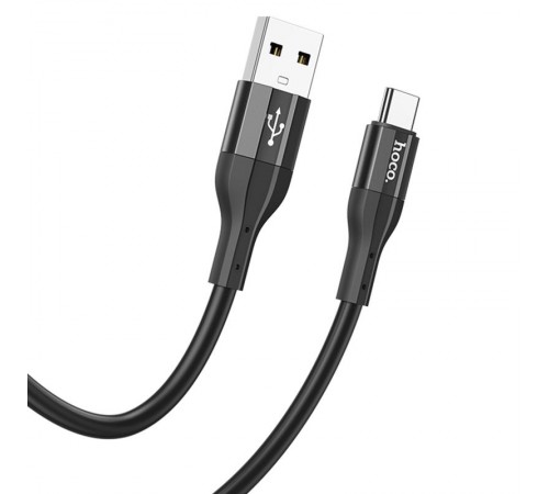 Дата кабель Hoco X72 Creator silicone USB to Type-C (1m) Black Дата кабель Hoco X72 Creator silicone USB to Type-C (1m) Black