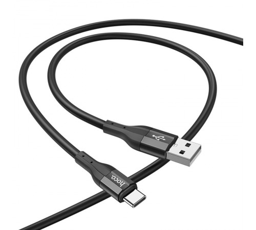 Дата кабель Hoco X72 Creator silicone USB to Type-C (1m) Black Дата кабель Hoco X72 Creator silicone USB to Type-C (1m) Black