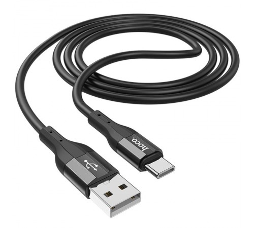 Дата кабель Hoco X72 Creator silicone USB to Type-C (1m) Black Дата кабель Hoco X72 Creator silicone USB to Type-C (1m) Black