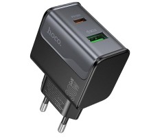 МЗП Hoco CS73A Star Speed PD30W+QC3.0 (1USB-A/1C) Midnight Black