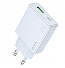МЗП Hoco C142A Direct PD20W+QC3.0 (1USB-A/1C) Blue