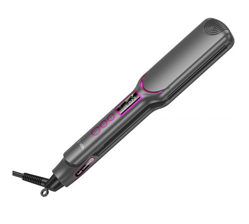 Выпрямитель для волосся Hoco HP42 Wide board hair straightener with digital display Gray Выпрямитель для волосся Hoco HP42 Wide board hair straightener with digital display Gray