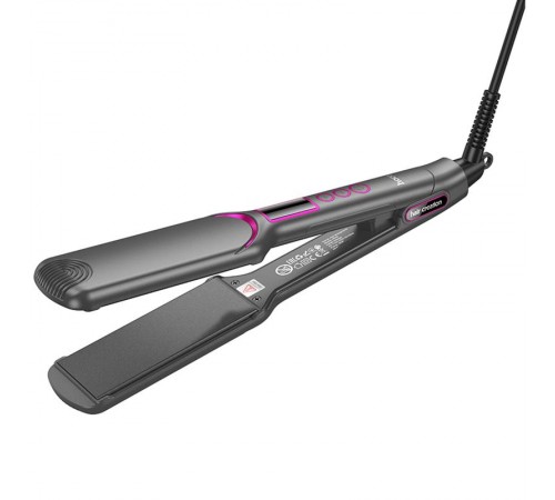 Выпрямитель для волосся Hoco HP42 Wide board hair straightener with digital display Gray Выпрямитель для волосся Hoco HP42 Wide board hair straightener with digital display Gray