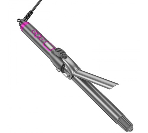 Плойка для волосся Hoco HP43 Electric manual curling iron with digital display Gray Плойка для волосся Hoco HP43 Electric manual curling iron with digital display Gray