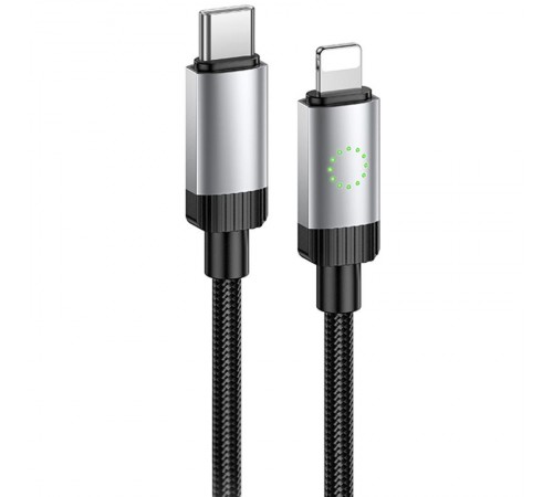 Дата кабель Hoco X117 Star Type-C to Lightning 27W (1m) Black Дата кабель Hoco X117 Star Type-C to Lightning 27W (1m) Black