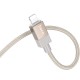 Аудіо кабель Aux Hoco UPA32A Clever digital (Lightning to AUX 3.5mm) (1m) Gold