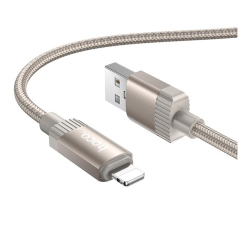 Дата кабель Hoco X117 Star USB to Lightning 2.4A (1m) Gold Дата кабель Hoco X117 Star USB to Lightning 2.4A (1m) Gold