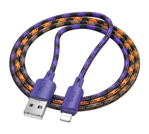 Дата кабель Hoco X116 Meridian USB to Lightning 2.4A (1m) Gradient Purple Mix Дата кабель Hoco X116 Meridian USB to Lightning 2.4A (1m) Gradient Purple Mix