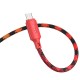 Дата кабель Hoco X116 Meridian USB to MicroUSB 2.4A (1m) Gradient Red Mix